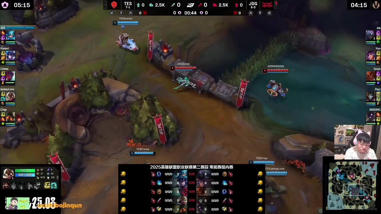 谈球吧体育app官网Uzi的质疑！乌兹看Kanavi抢远古龙险胜JDG：滔博这把能差点输啊！